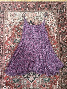 Floral Pink Mini Summer Dress